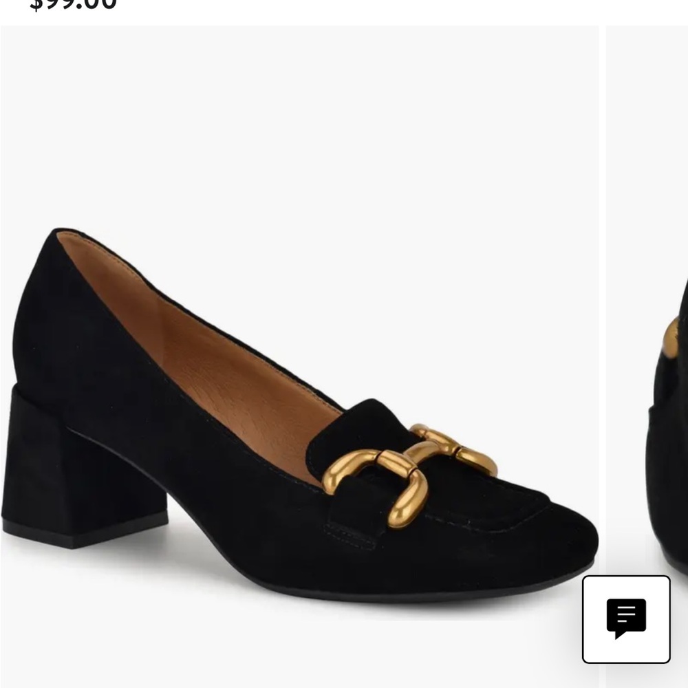 Nine West Black Veepe Bit Loafer Pump